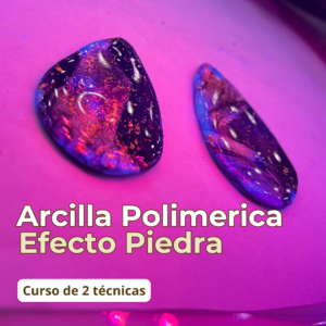 Curso de Arcilla Polimérica efecto piedra